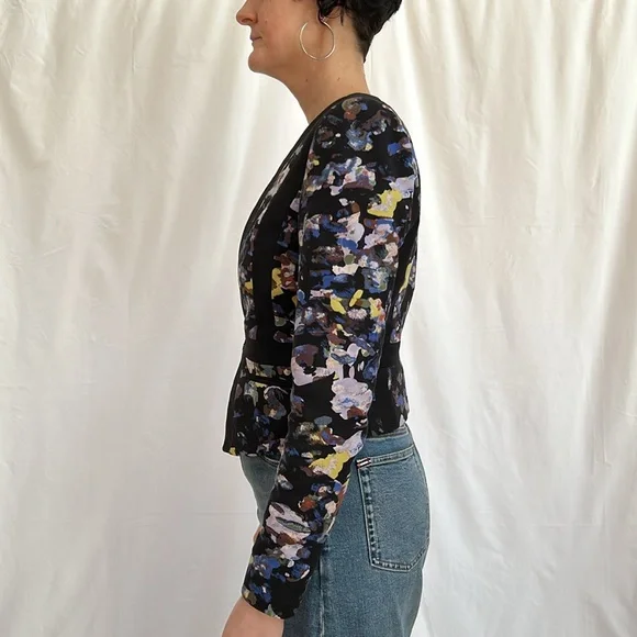 BCBGMaxAzria Keeley Floral Blazer size S - Picture 3 of 11
